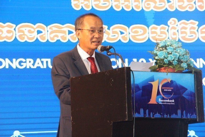 10 Year anniversary of sacombank Cambodia