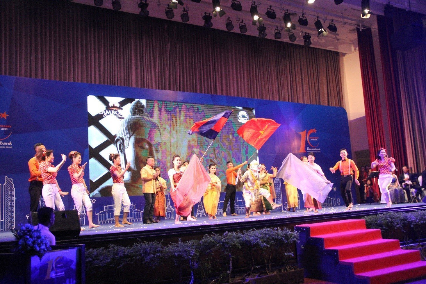 10 Year anniversary of sacombank Cambodia