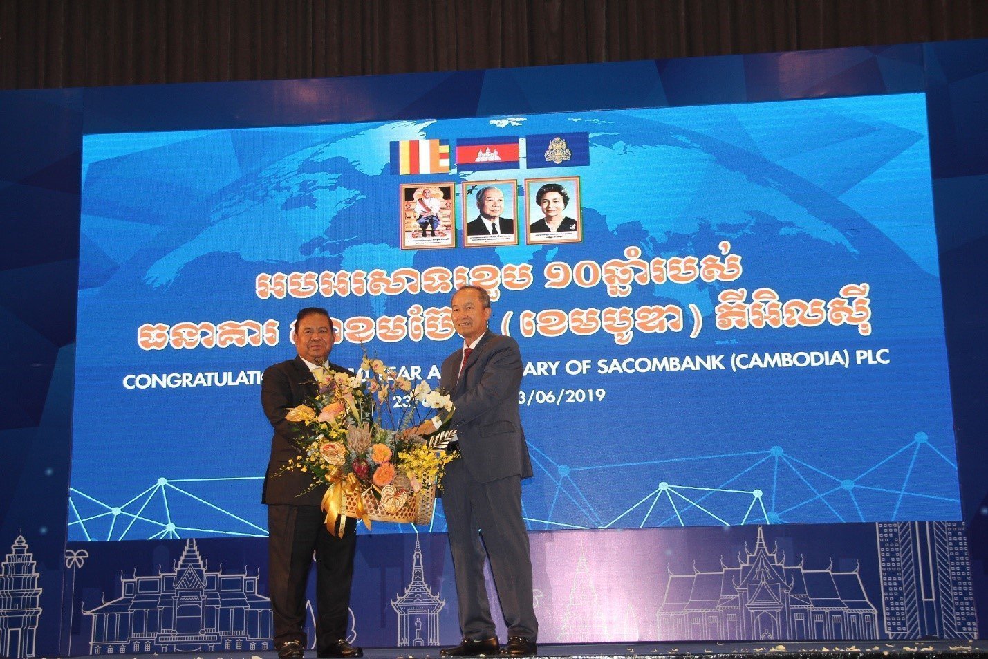10 Year anniversary of sacombank Cambodia