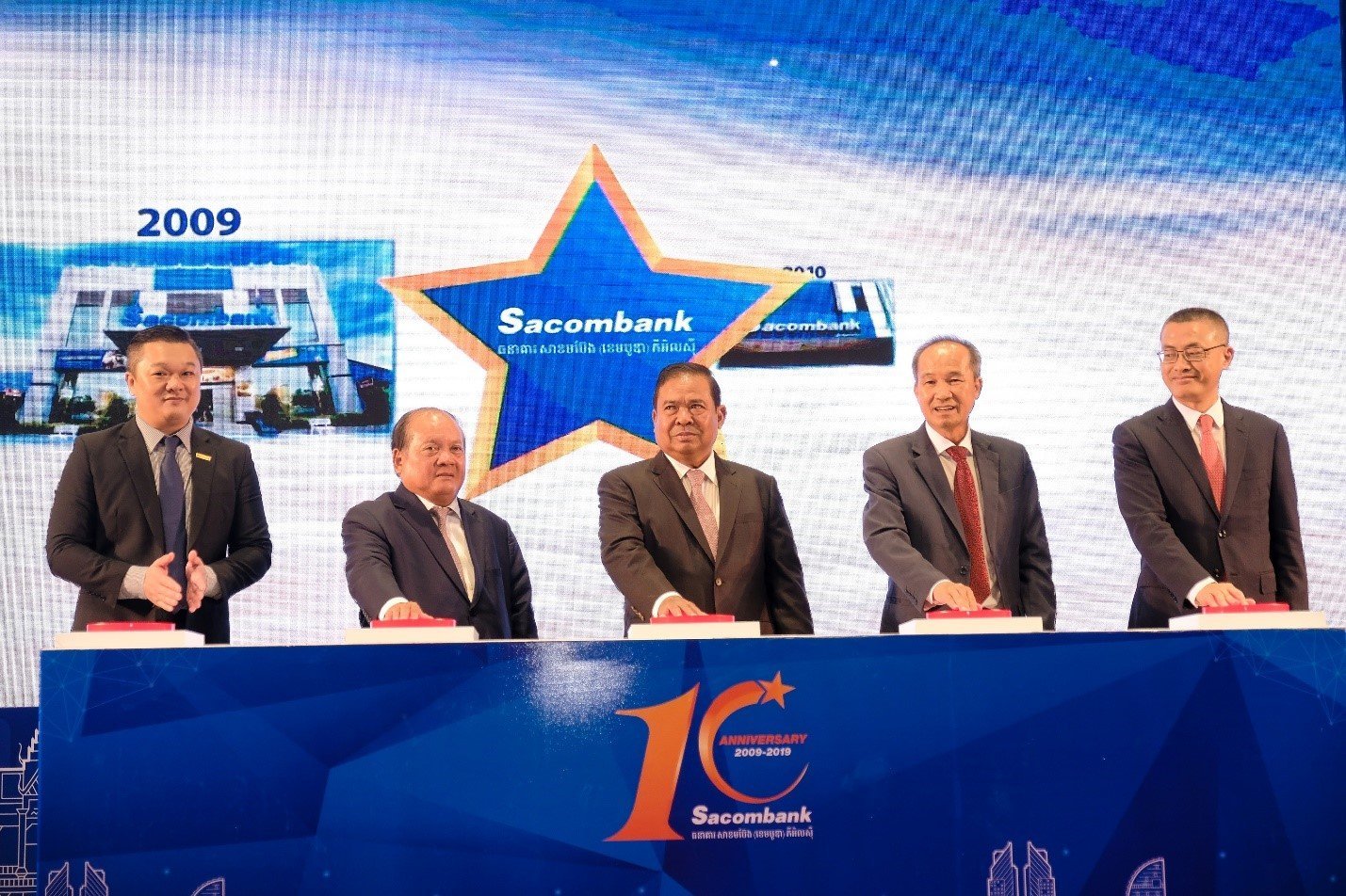 10 Year anniversary of sacombank Cambodia