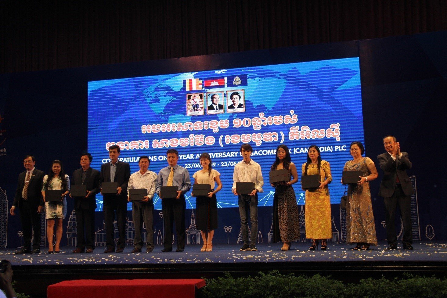 10 Year anniversary of sacombank Cambodia
