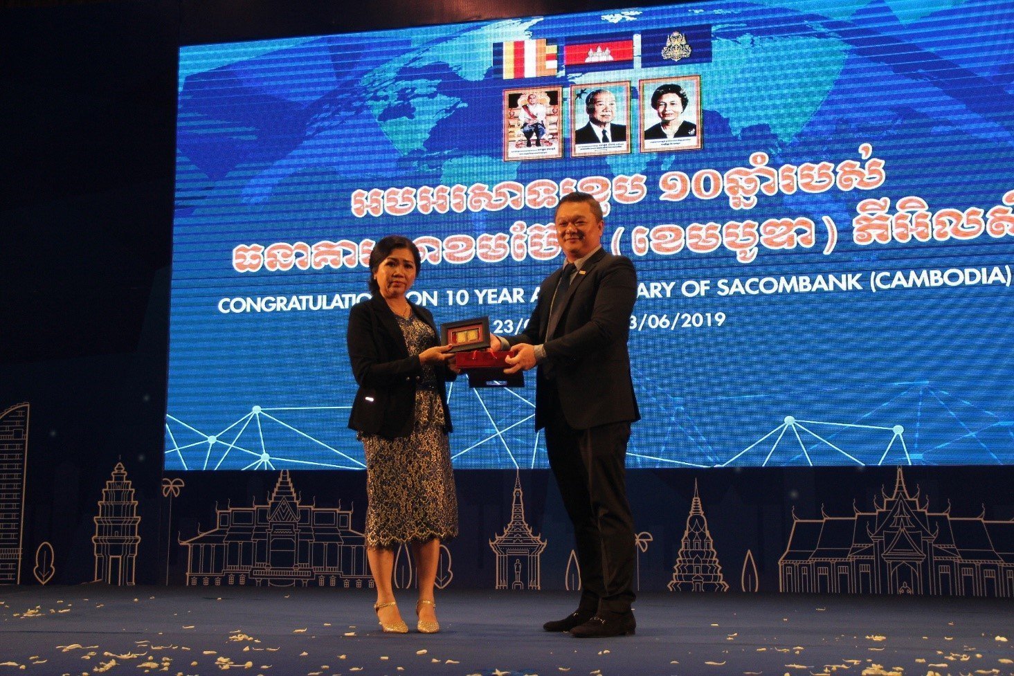 10 Year anniversary of sacombank Cambodia