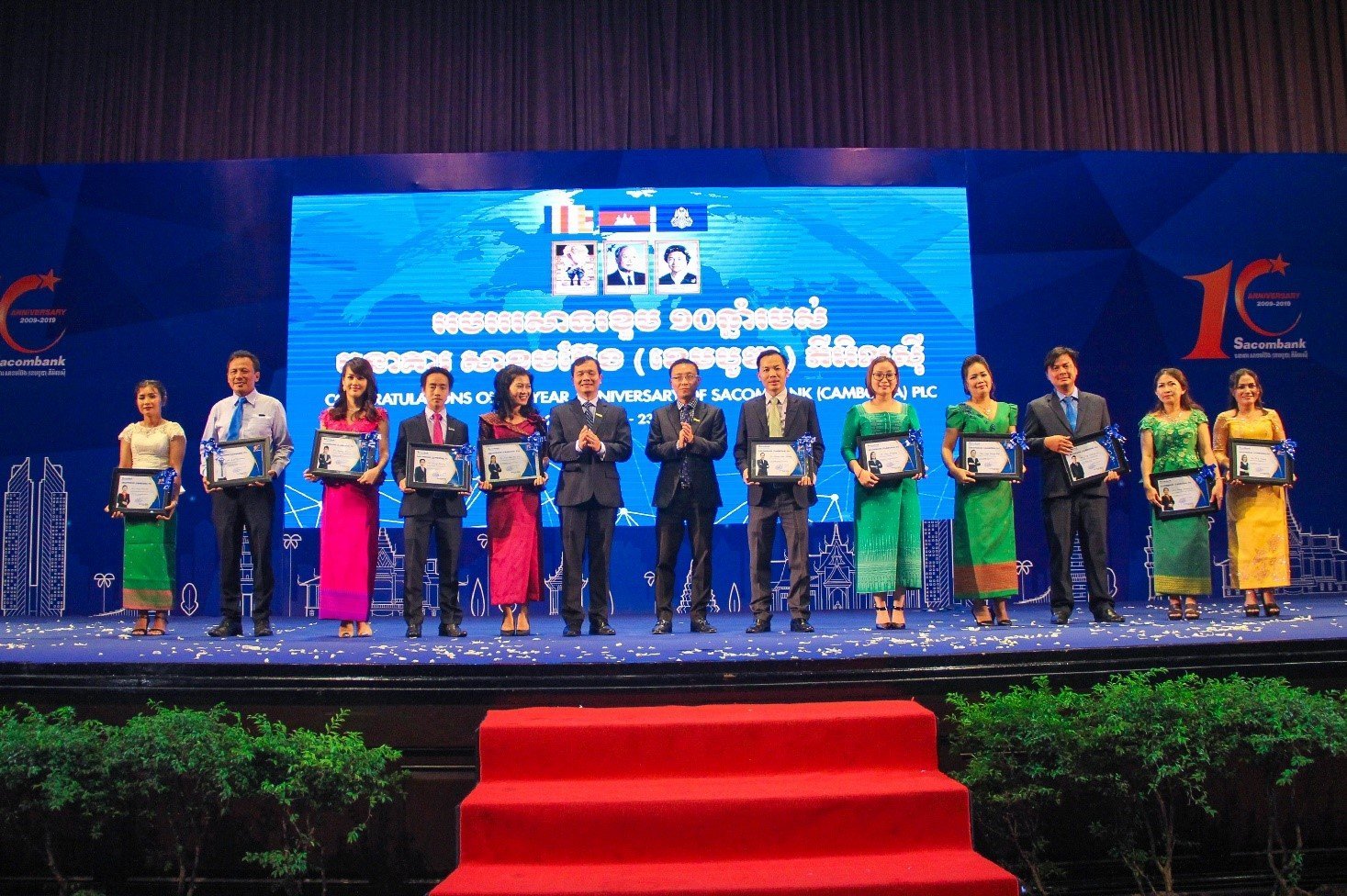 10 Year anniversary of sacombank Cambodia