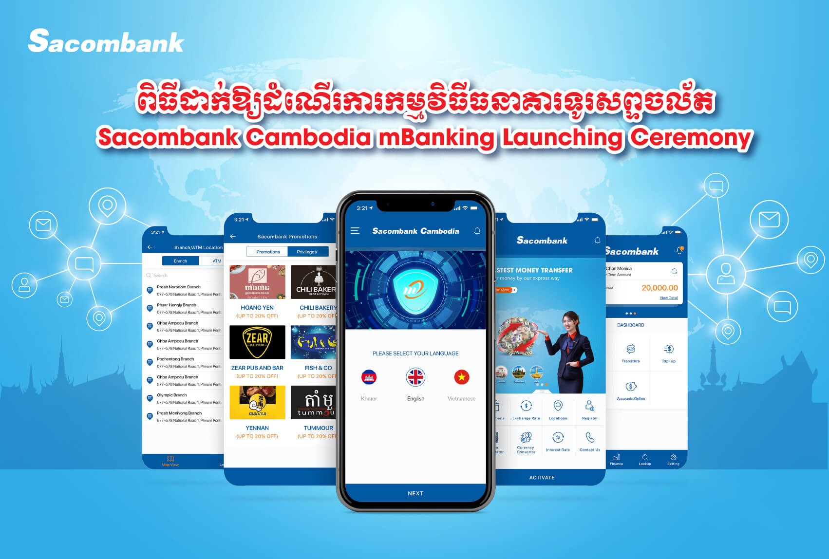 Sacombank Cambodia Officially Launches Sacombank Cambodia Mobile Banking  (Sc Mbanking) | Sacombank Cambodia