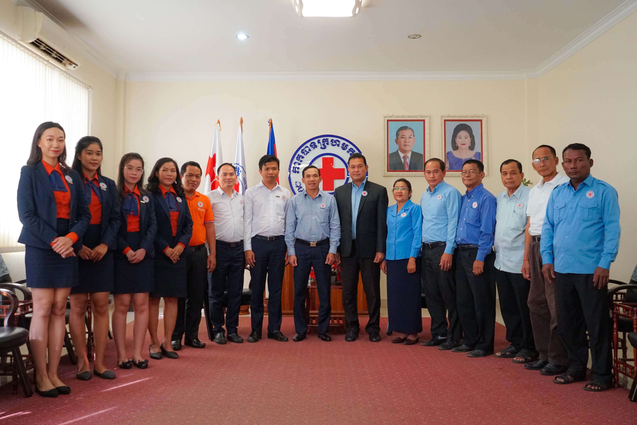 Sacombank Cambodia donated for flood victims via Cambodian Red Cross